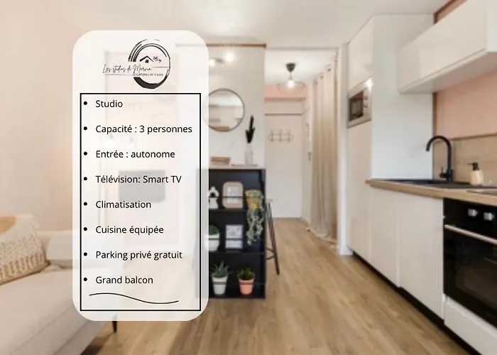 La Perle -appartement Cosy Parking Avec Balcon &clim * Agde